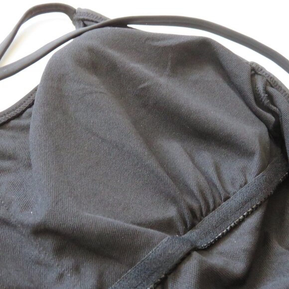 Xhilaration Black Silver Studs Women’s One Piece Sleeveless Swimsuit L - Picture 4 of 12